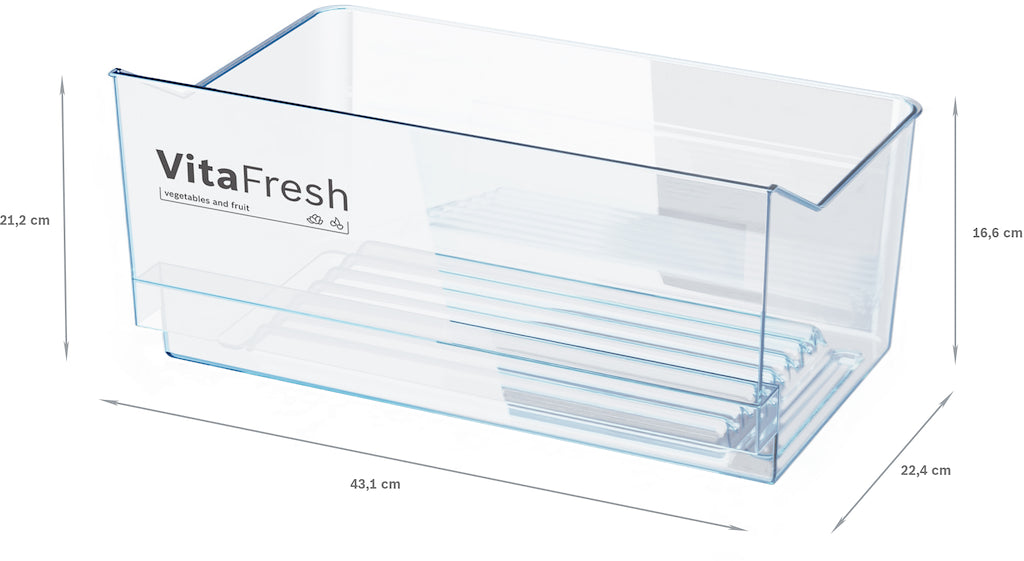 KSV36VWEPG, Free-standing fridge