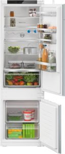 KIV87VSE0G, Built-in fridge-freezer with freezer at bottom