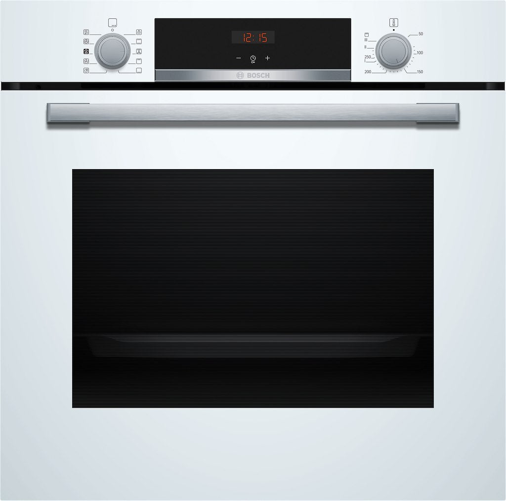 HQA534BW3B, Built-in oven with added steam function