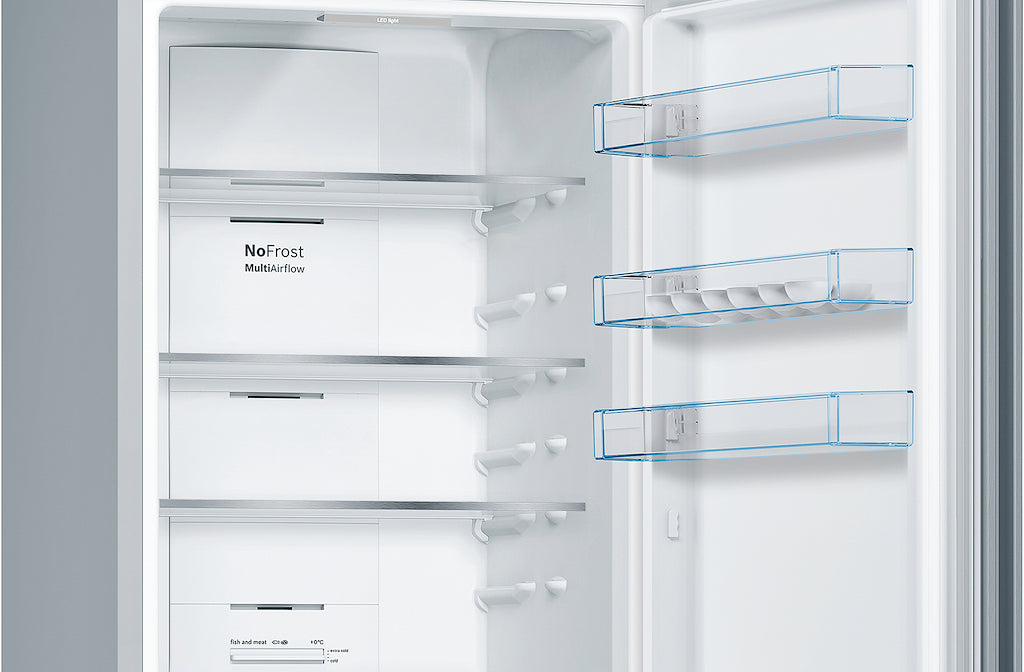 KGN392LEBG, Free-standing fridge-freezer with freezer at bottom