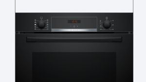 HQA534BB3B, Built-in oven with added steam function
