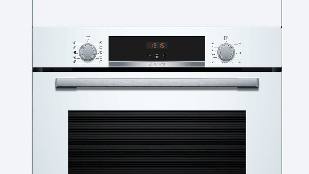 HQA534BW3B, Built-in oven with added steam function