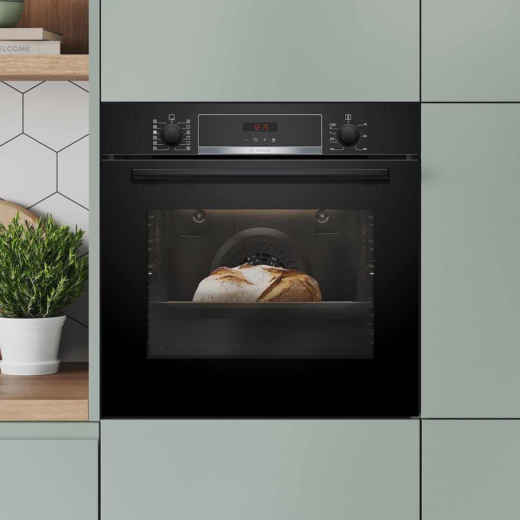 HQA574BB3B, Built-in oven with added steam function