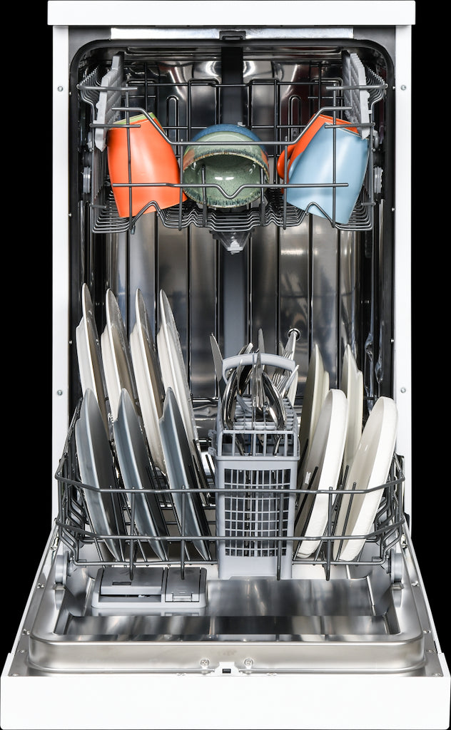 White Knight AT45FSDW Freestanding 45cm Dishwasher - White