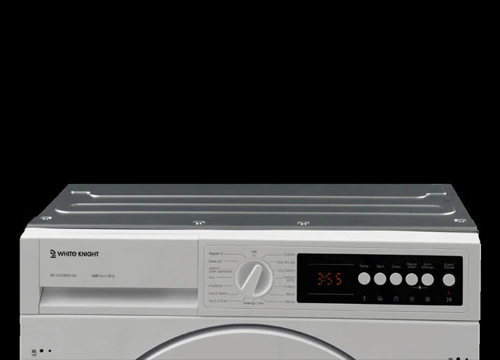 White Knight ATBIWM814W Integrated 8kg 1400rpm Washing Machine