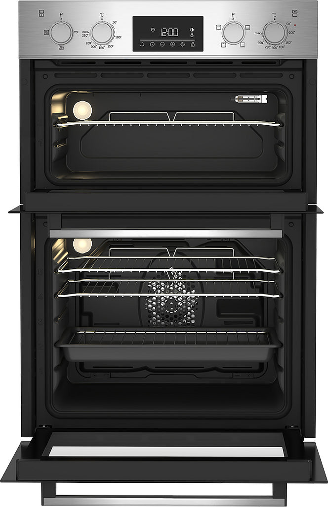 Beko BBADF22300X Built-In Double Electric Oven - Stainless Steel