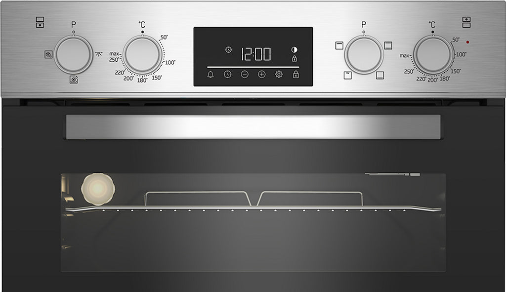 Beko BBADF22300X Built-In Double Electric Oven - Stainless Steel