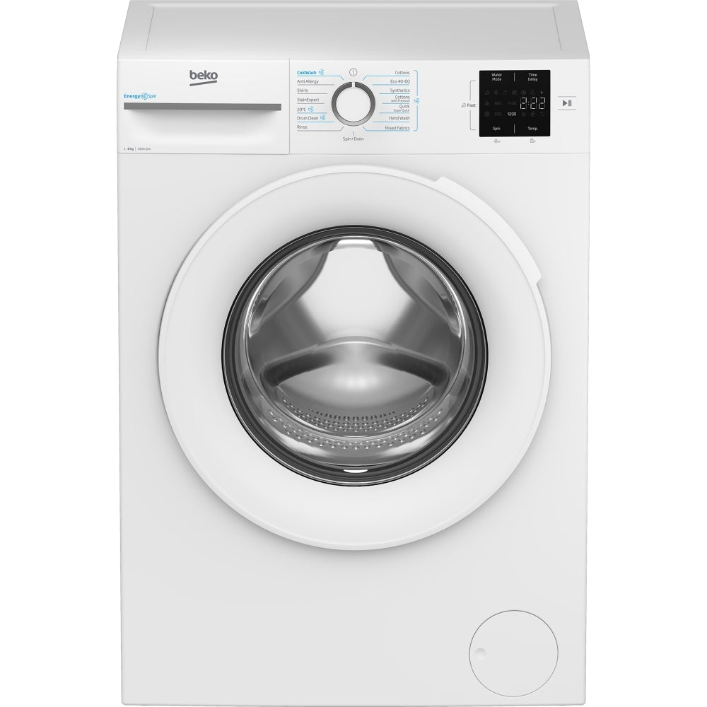 Beko BM3WT3841W Freestanding 8kg 1400rpm Washing Machine- White