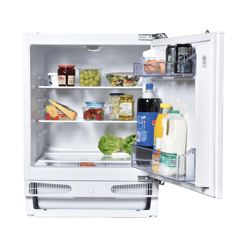 Statesman BU160LF4E 60cm Integrated Undercounter Larder Fridge - White