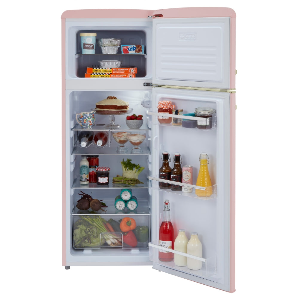 Retro 55cm Freestanding Top Mount Fridge Freezer