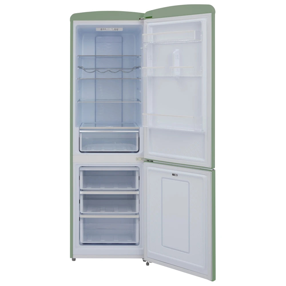 Retro 60cm Freestanding Frost Free 60/40 Fridge Freezer