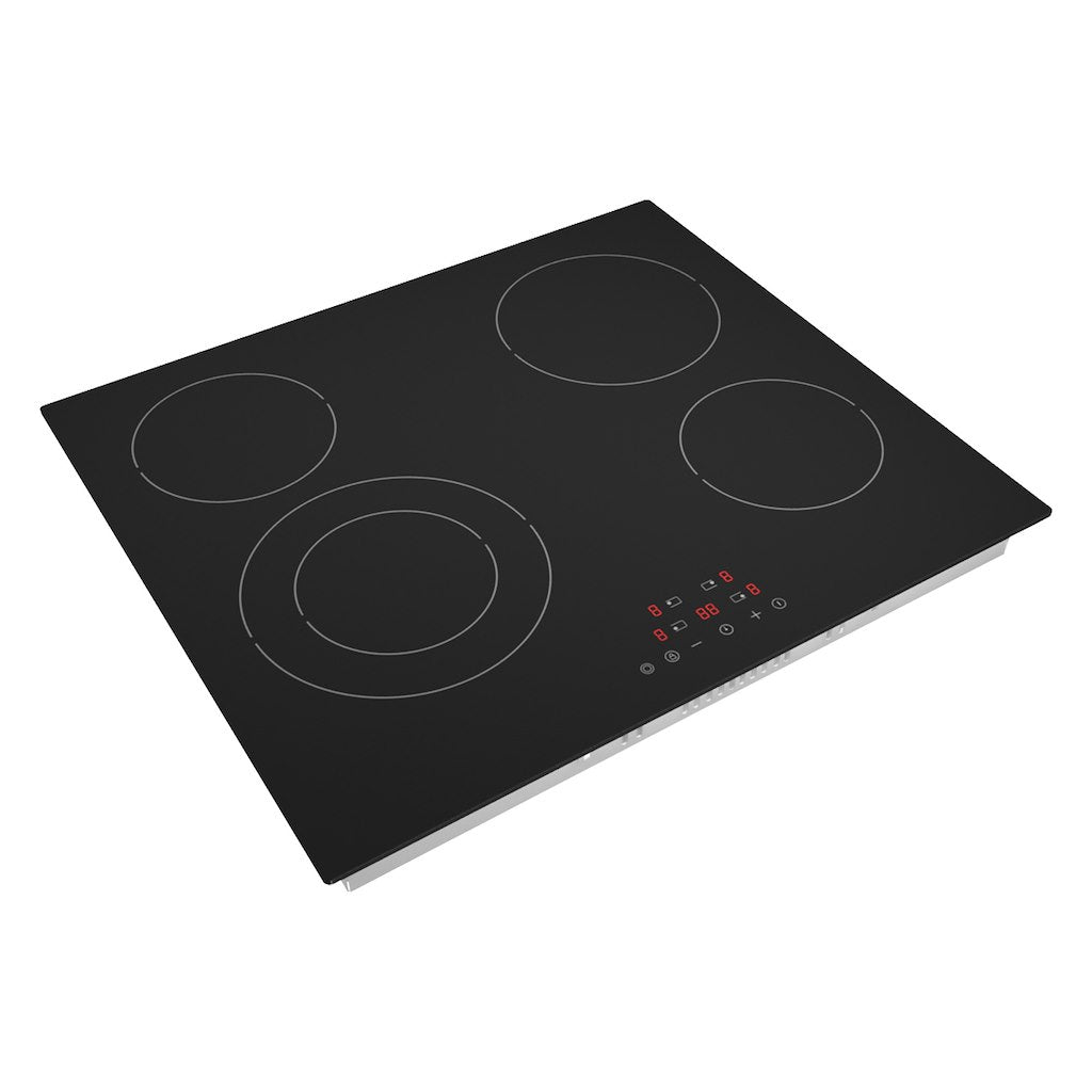 Statesman 60cm 4 Zone Ceramic Hob - Black