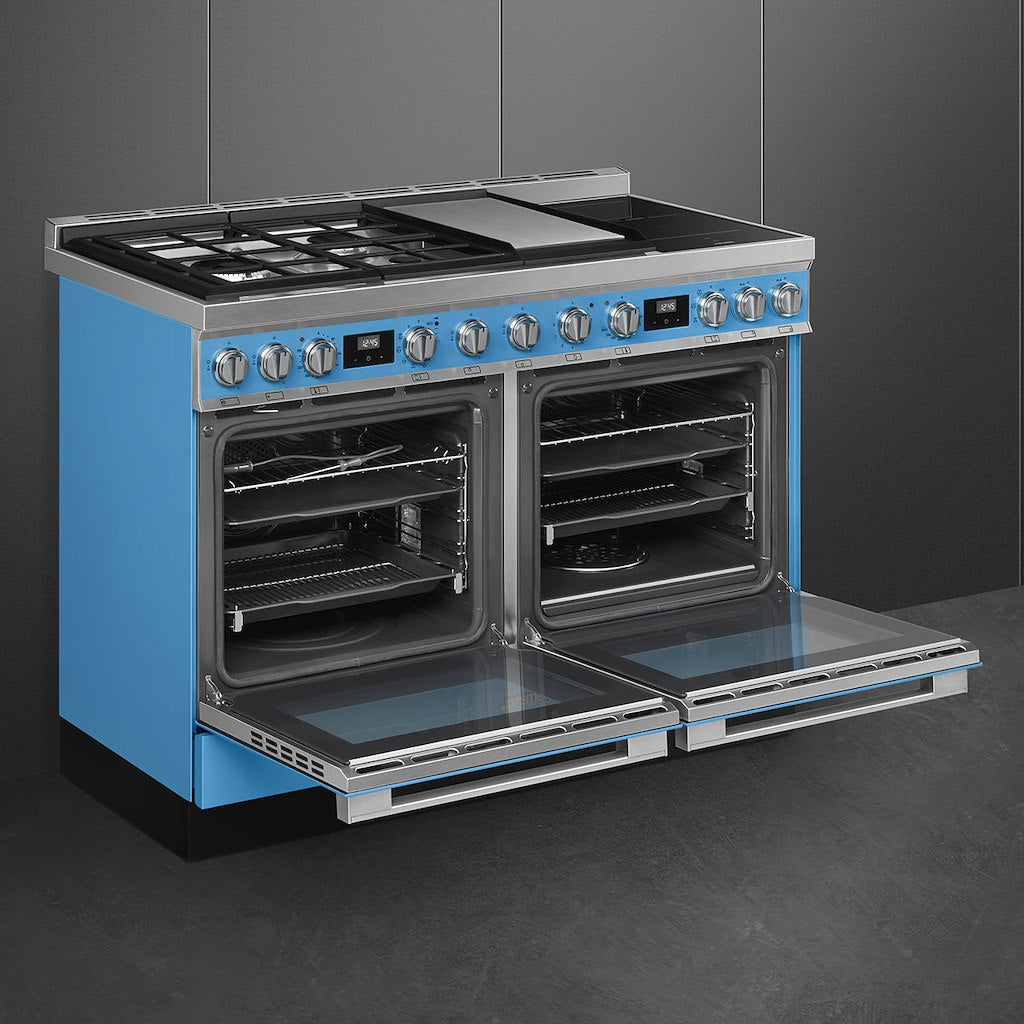 freestanding cooker, 120cm, Turquoise