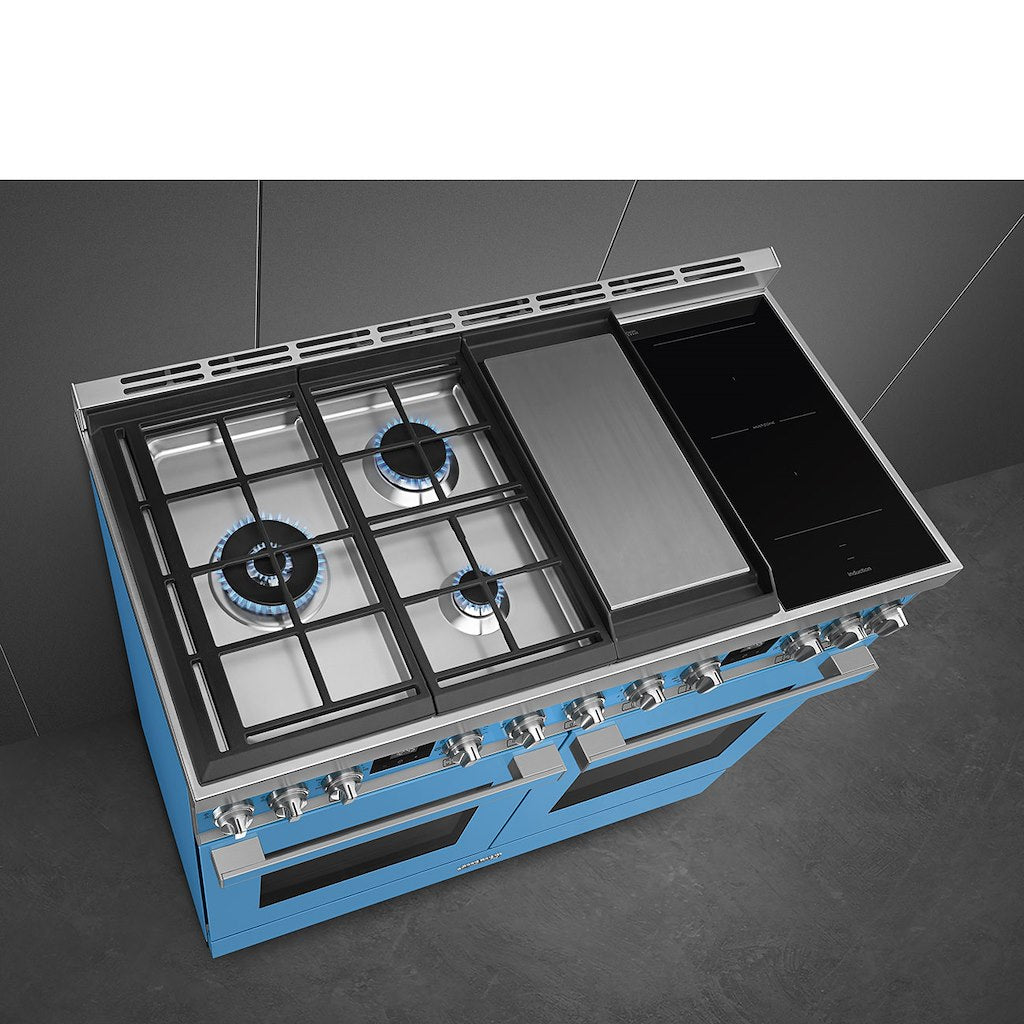 freestanding cooker, 120cm, Turquoise