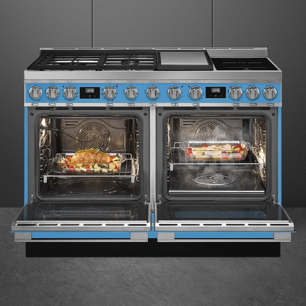 freestanding cooker, 120cm, Turquoise