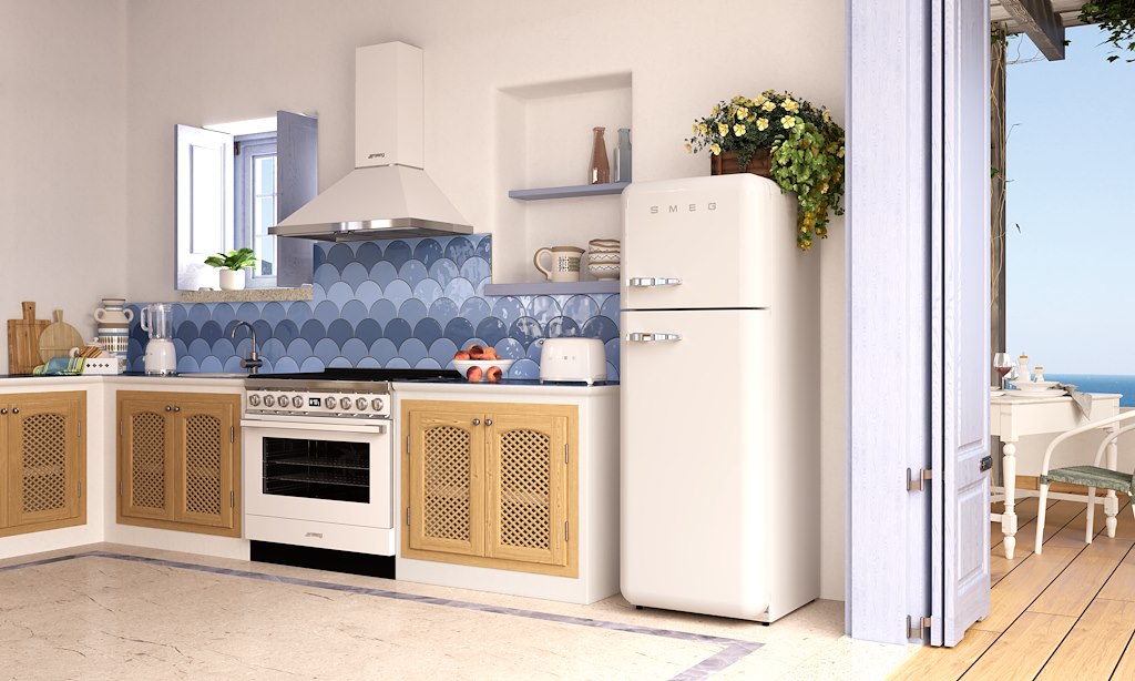 CPF9GPWH CUC 6F PIRO SQ freestanding cooker, 90x60cm, white