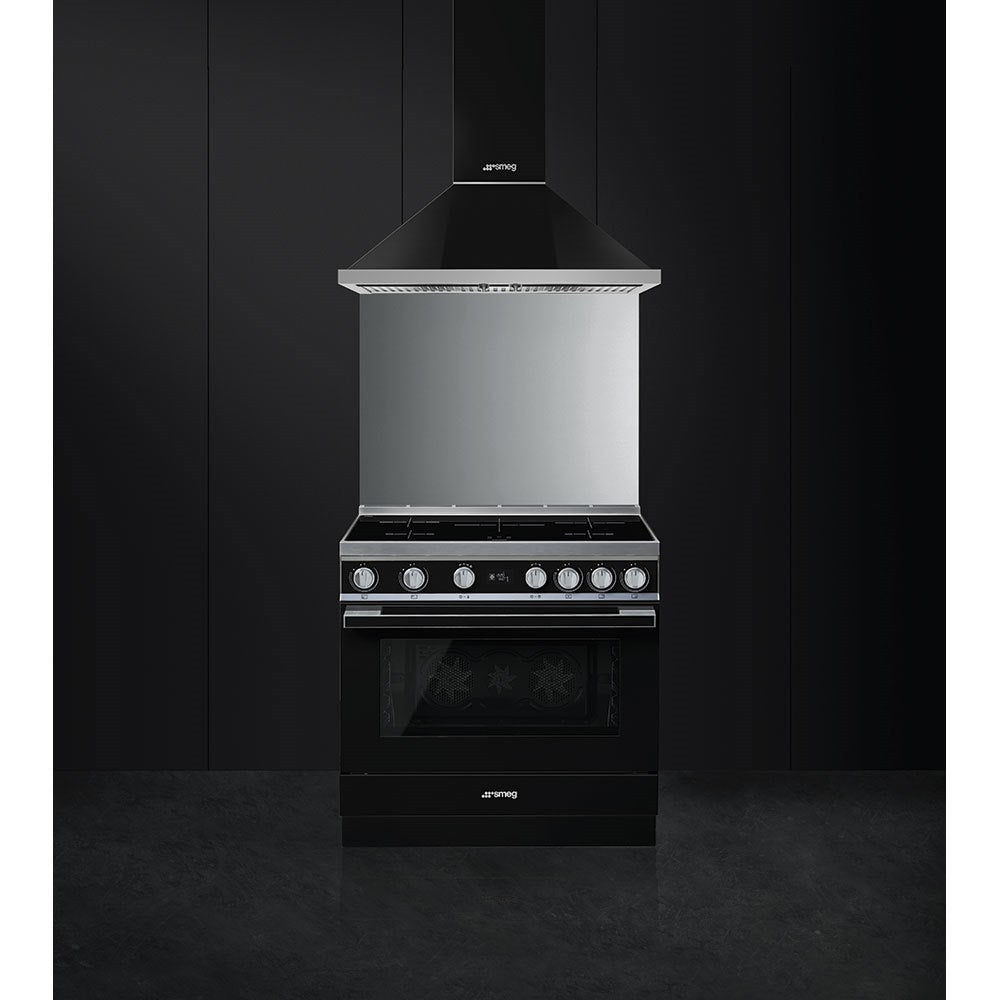 CPF9IPBL CUC 5P INDZ PIRO freestanding cooker, 90x60cm, black