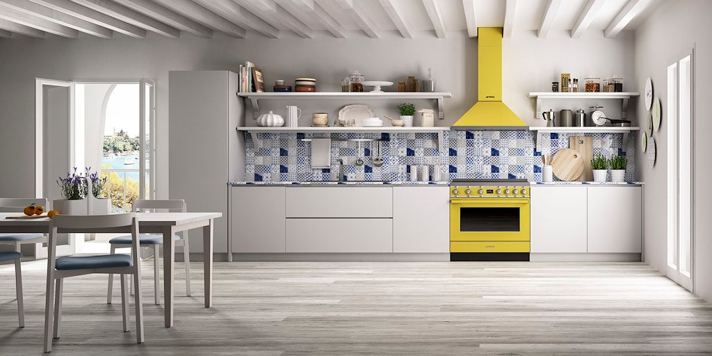 CPF9IPYW CUC 5P INDZ PIRO freestanding cooker, 90x60cm, yellow