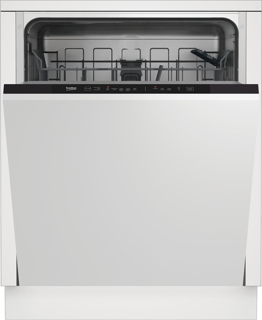 Beko DIN15X20 Full Size Integrated Dishwasher - White