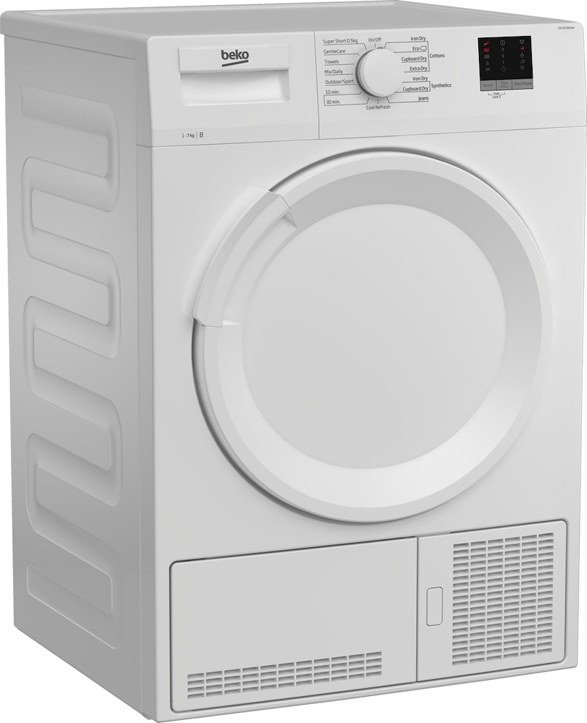 Beko DTLCE7000W 7kg Freestanding Condenser Tumble Dryer - White