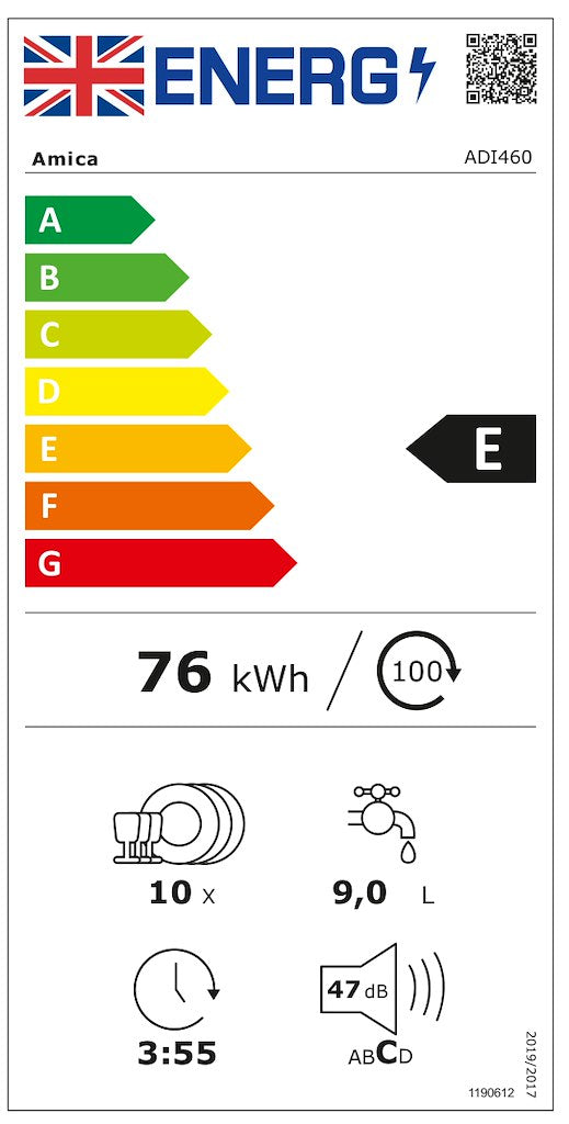 45cm Integrated Dishwasher