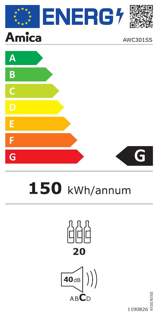 Freestanding Undercounter Slimline Wine Cooler