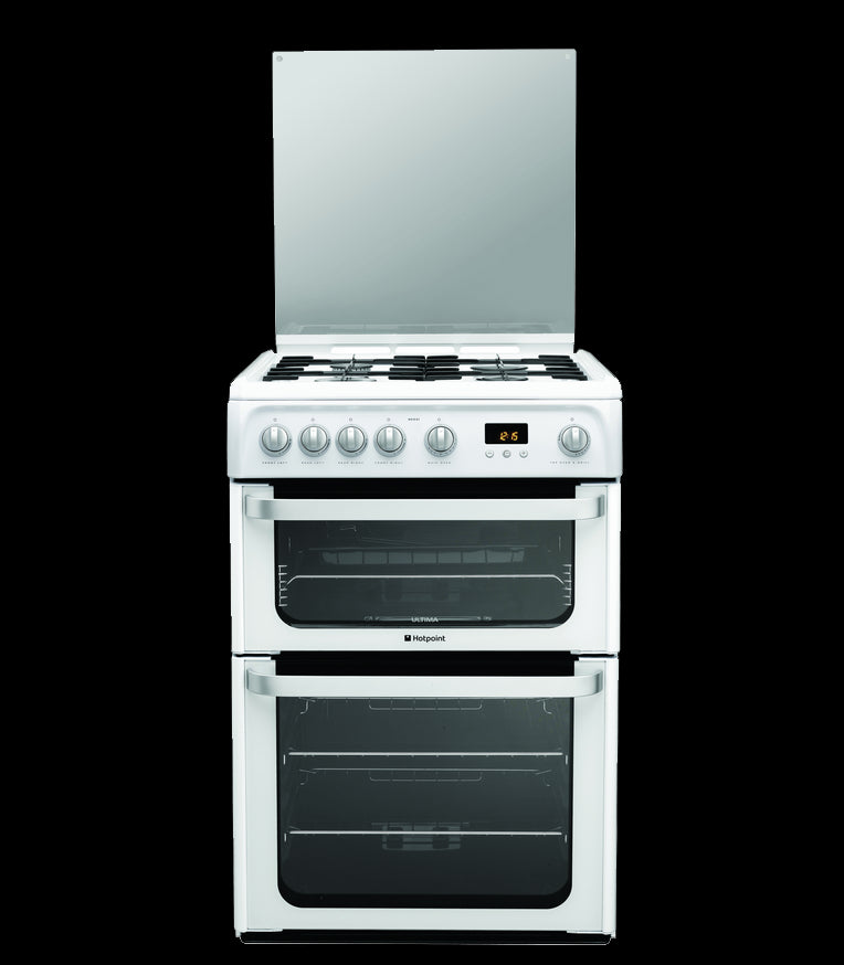 Hotpoint gas freestanding double cooker: 60cm