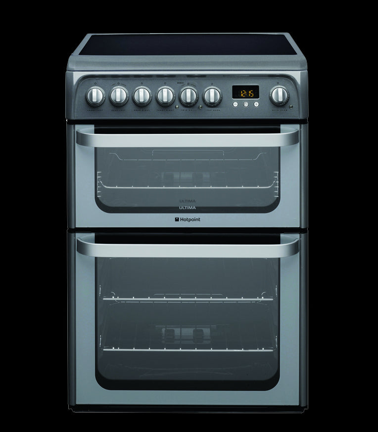 Hotpoint electric freestanding double cooker: 60cm