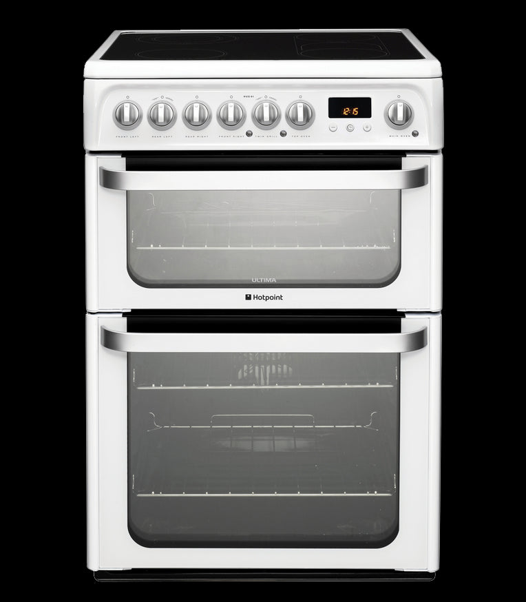 Hotpoint electric freestanding double cooker: 60cm