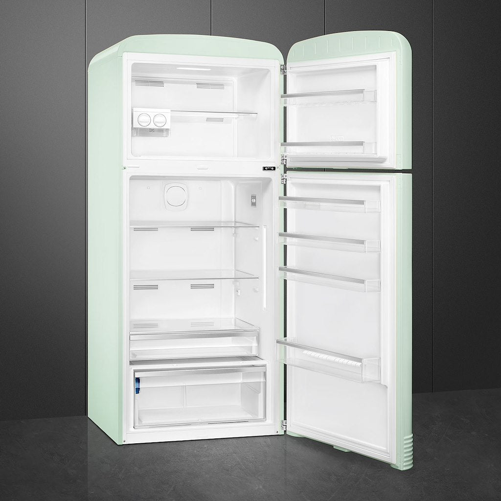 50's style double door, no frost, right, pastel green