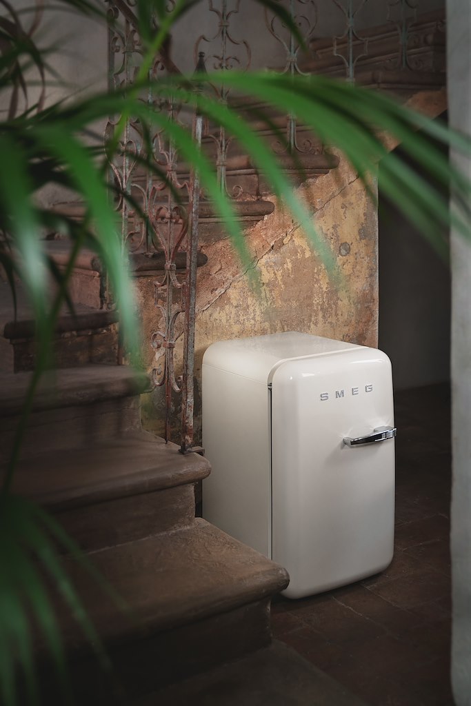 50’s style Minibar, Cream, Right, Compressor system