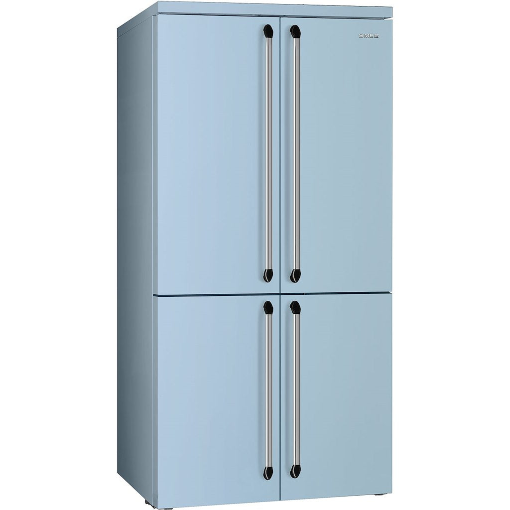 4 Door Refrigerator Victoria, Pastel Blue
