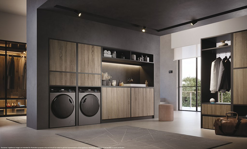 Haier HD90-A3959S I Pro Series 5 9kg Heat PumpTumble Dryer - A+++ Energy Rated- Graphite