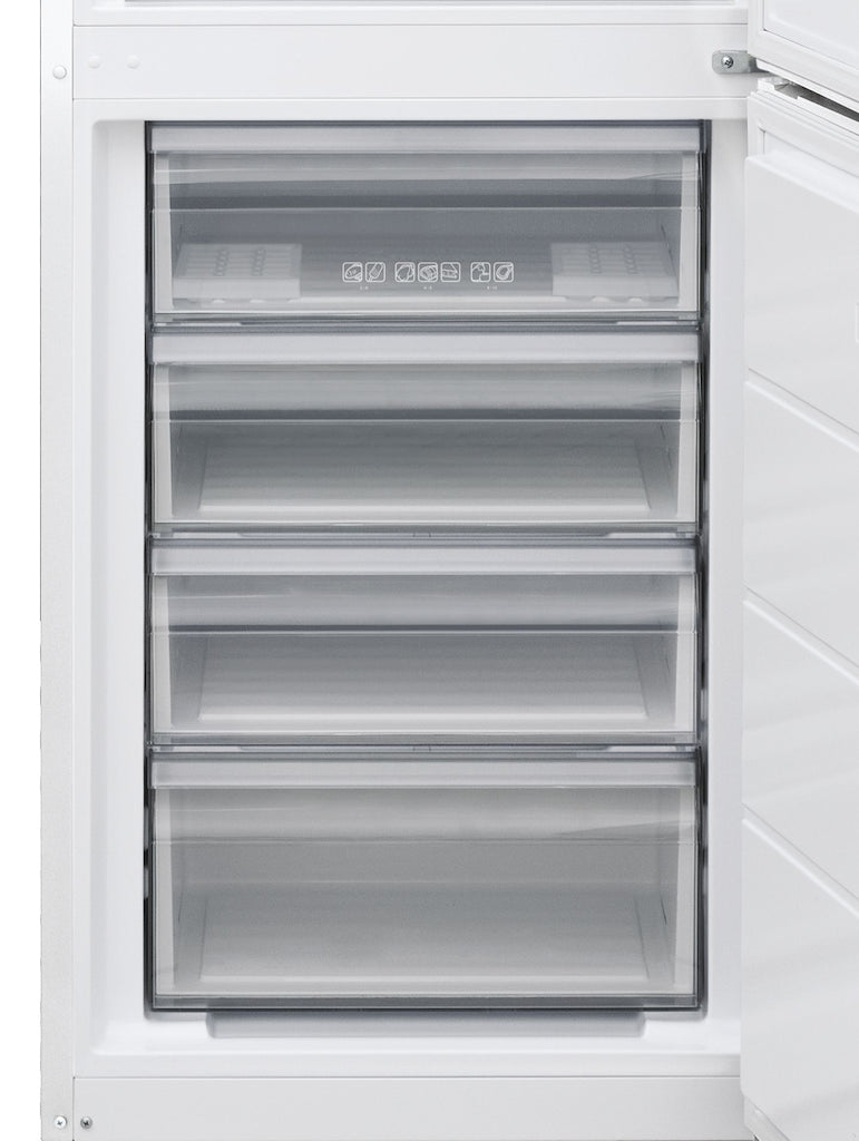Hoover HOCV1T618EWWK-1 Fridge Freezer - Silver - E Rated