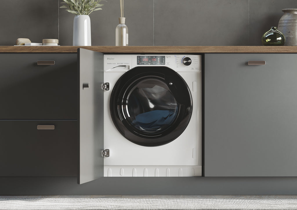 Haier Series 4 9kg 1600rpm A Rated Integrated Washing Machine - White