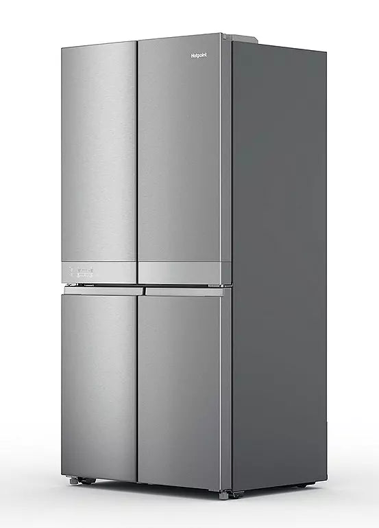 Hotpoint HQ9 B1L 1 Four Door Fridge Freezer - Stainless Steel