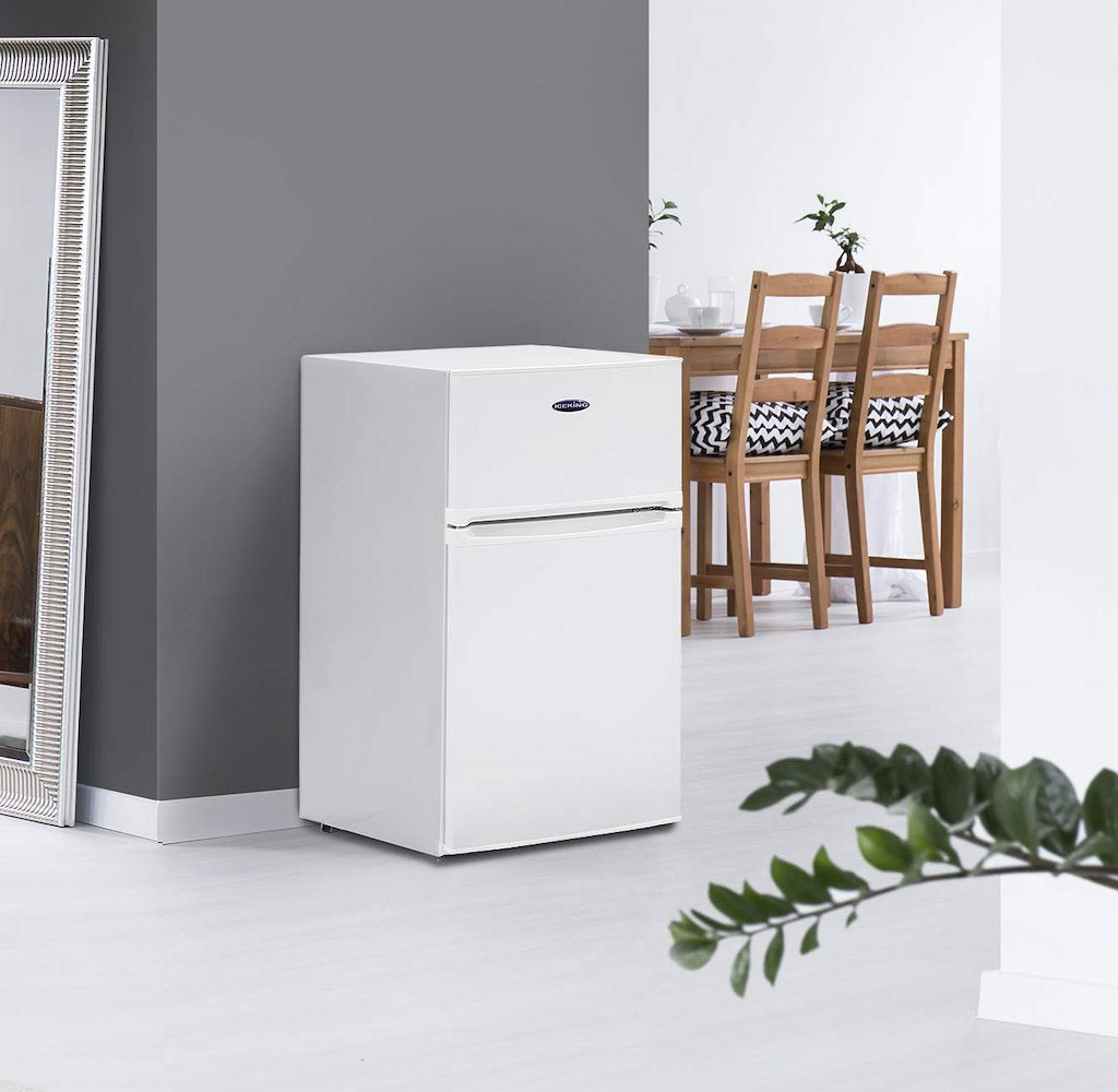 Iceking  IK2023W.E Under Counter Fridge Freezer In White