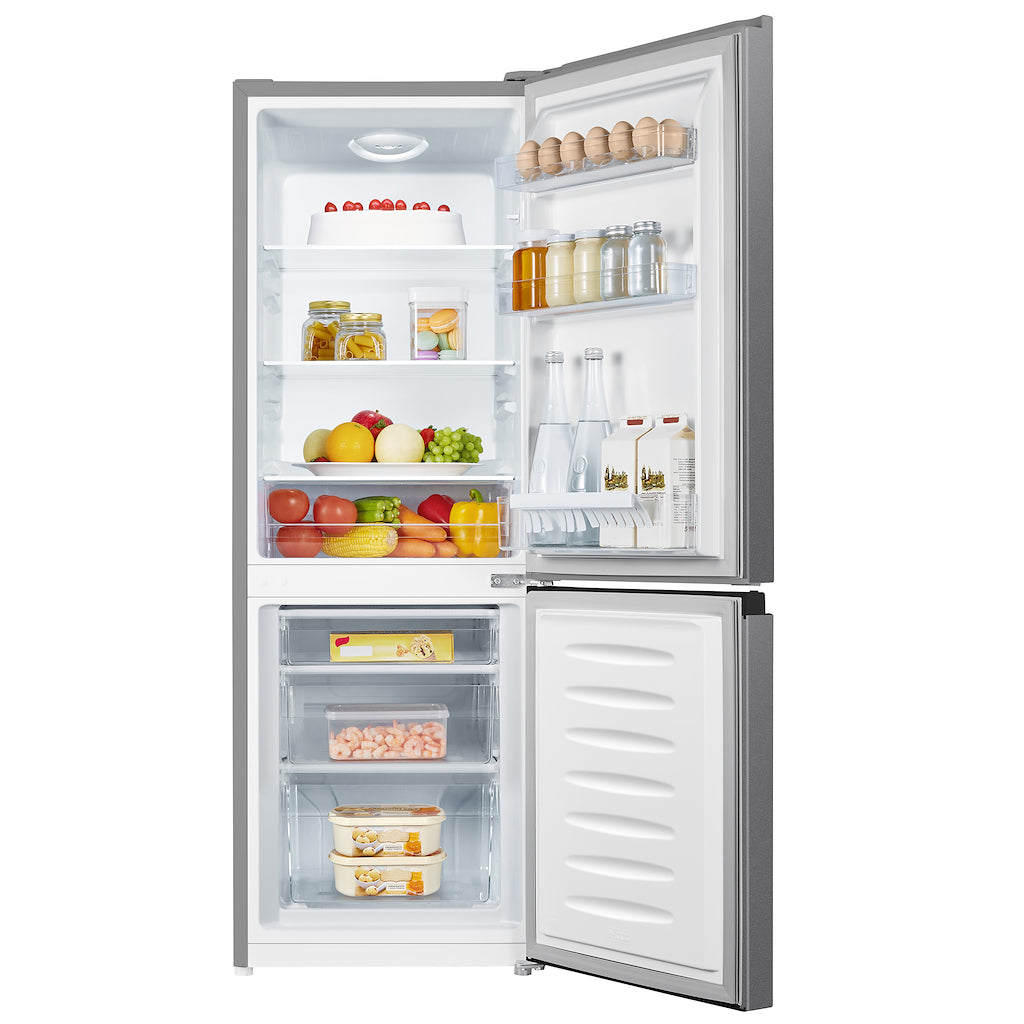 Iceking IK8953ES 50cm Combi Fridge Freezer in Silver