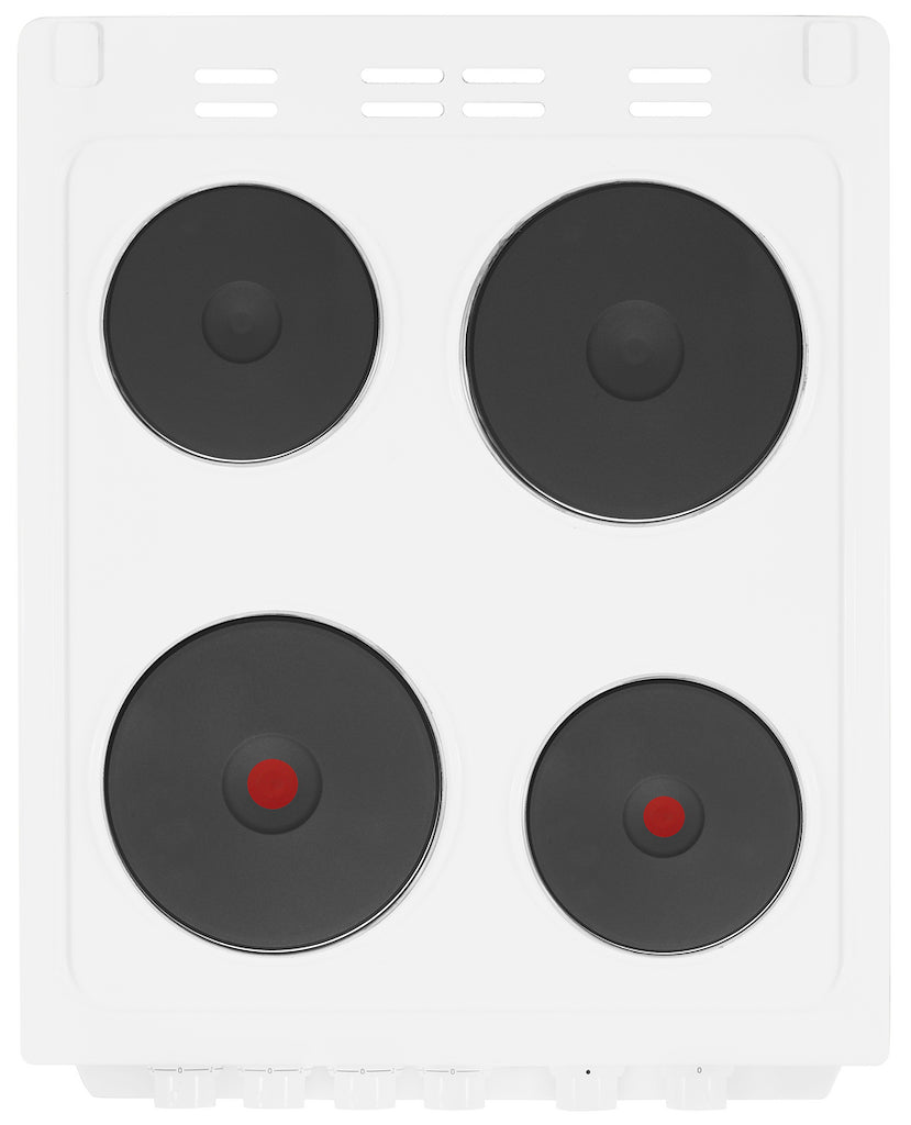 Beko KD533AW 50cm Twin Cavity Electric Cooker - White