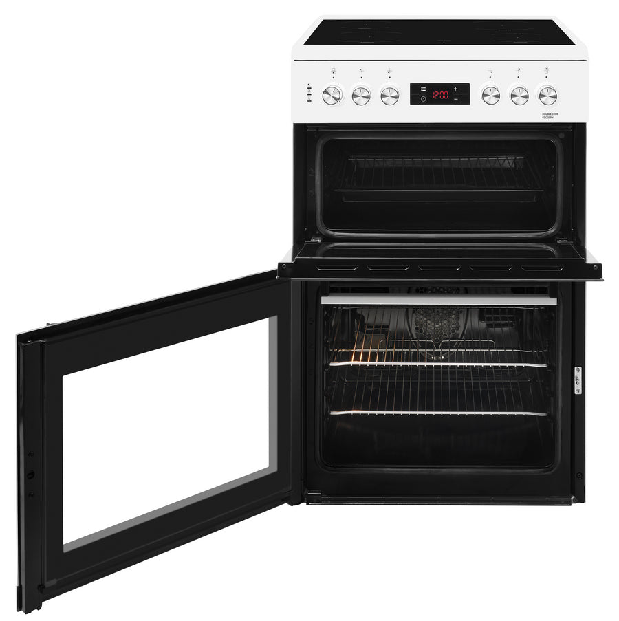 Beko KDC653W 60cm Double Oven Electric Cooker - White