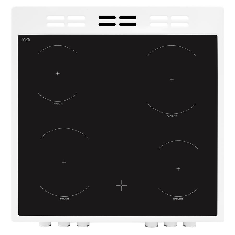 Beko KDC653W 60cm Double Oven Electric Cooker - White