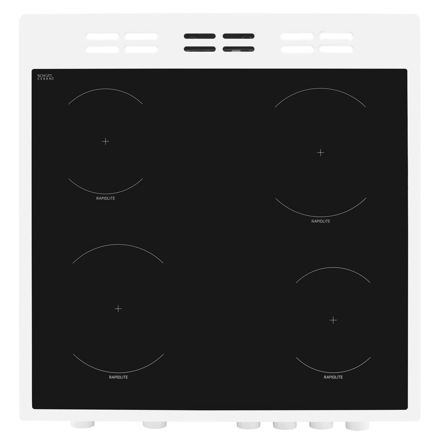 Beko KTC611W 60cm Twin Cavity Electric Cooker - White
