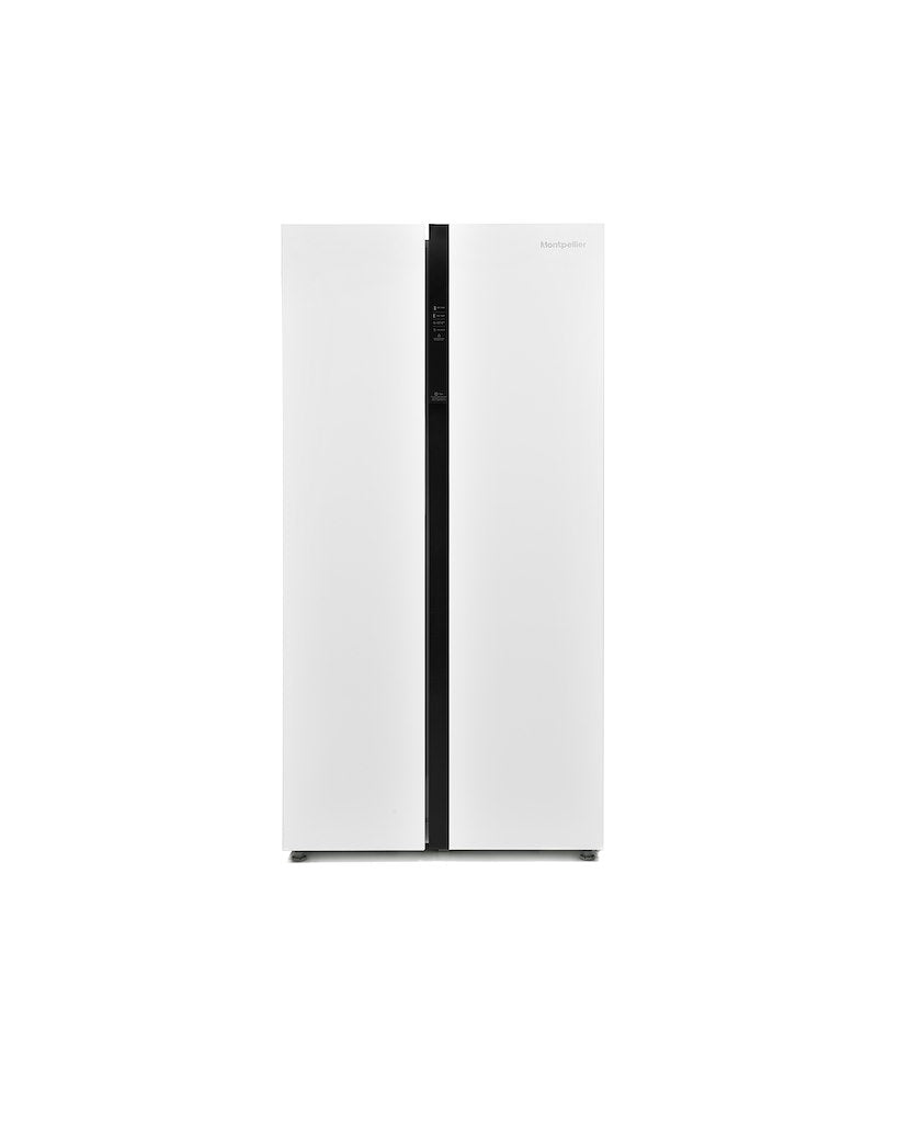Montpellier M510BW Side-By-Side Fridge Freezer