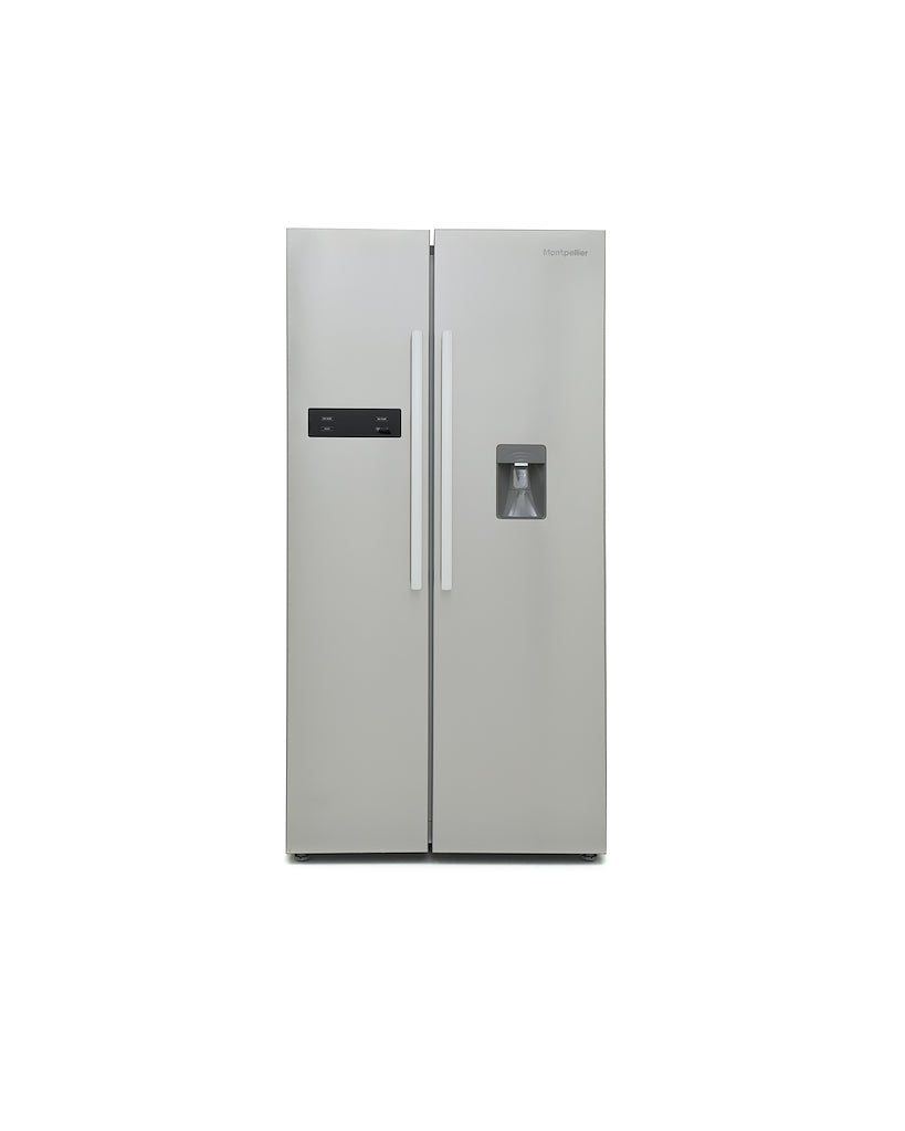 Montpellier M520WDX Side-By-Side Fridge Freezer
