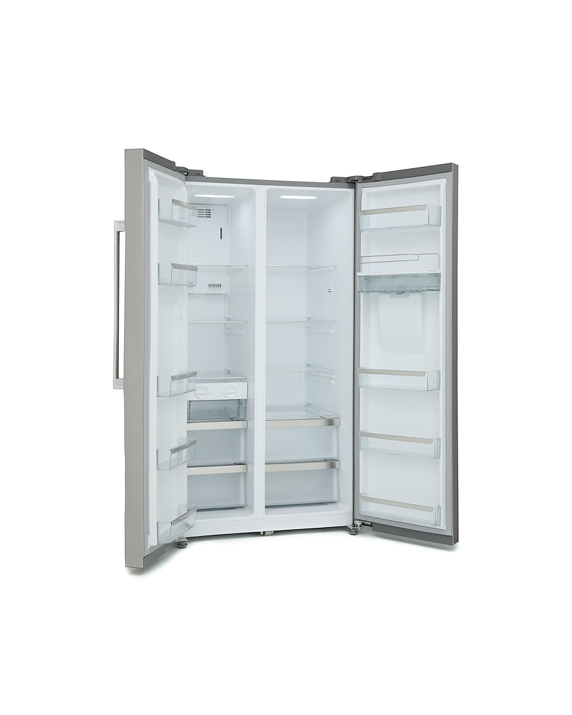 Montpellier M520WDX Side-By-Side Fridge Freezer