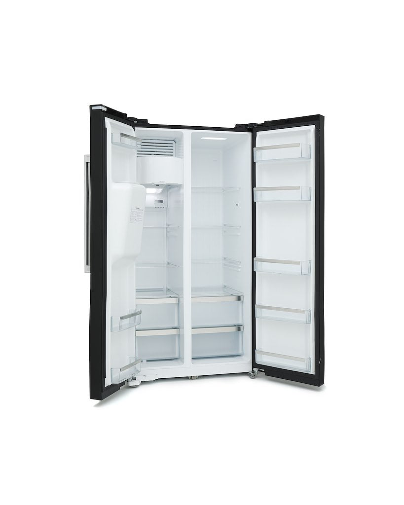 Montpellier M530PDIK Side-By-Side Fridge Freezer - Plumbed Ice & Water Dispenser