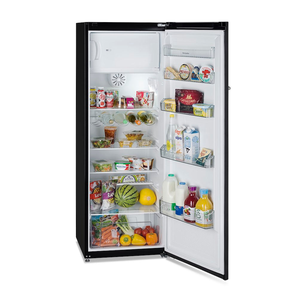 Montpellier MAB341K Retro Fridge Freezer in Black