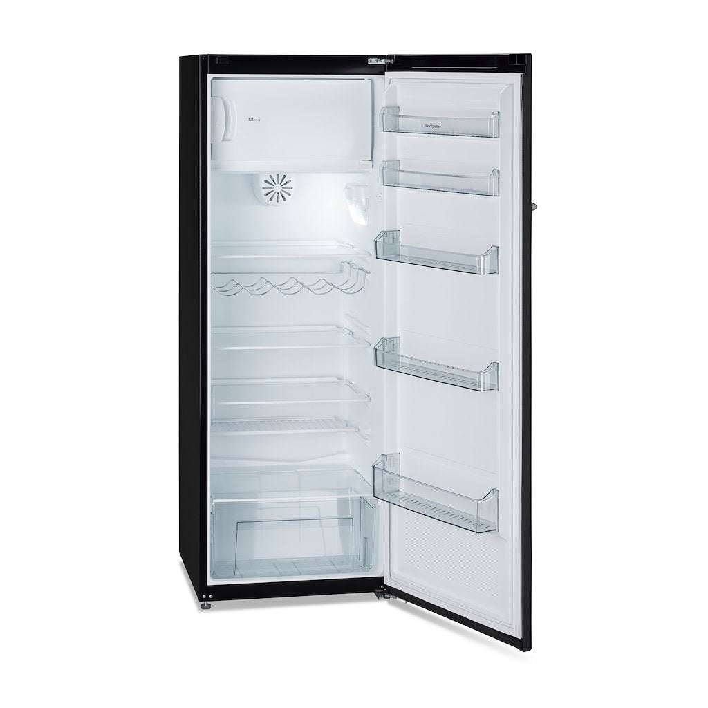 Montpellier MAB341K Retro Fridge Freezer in Black