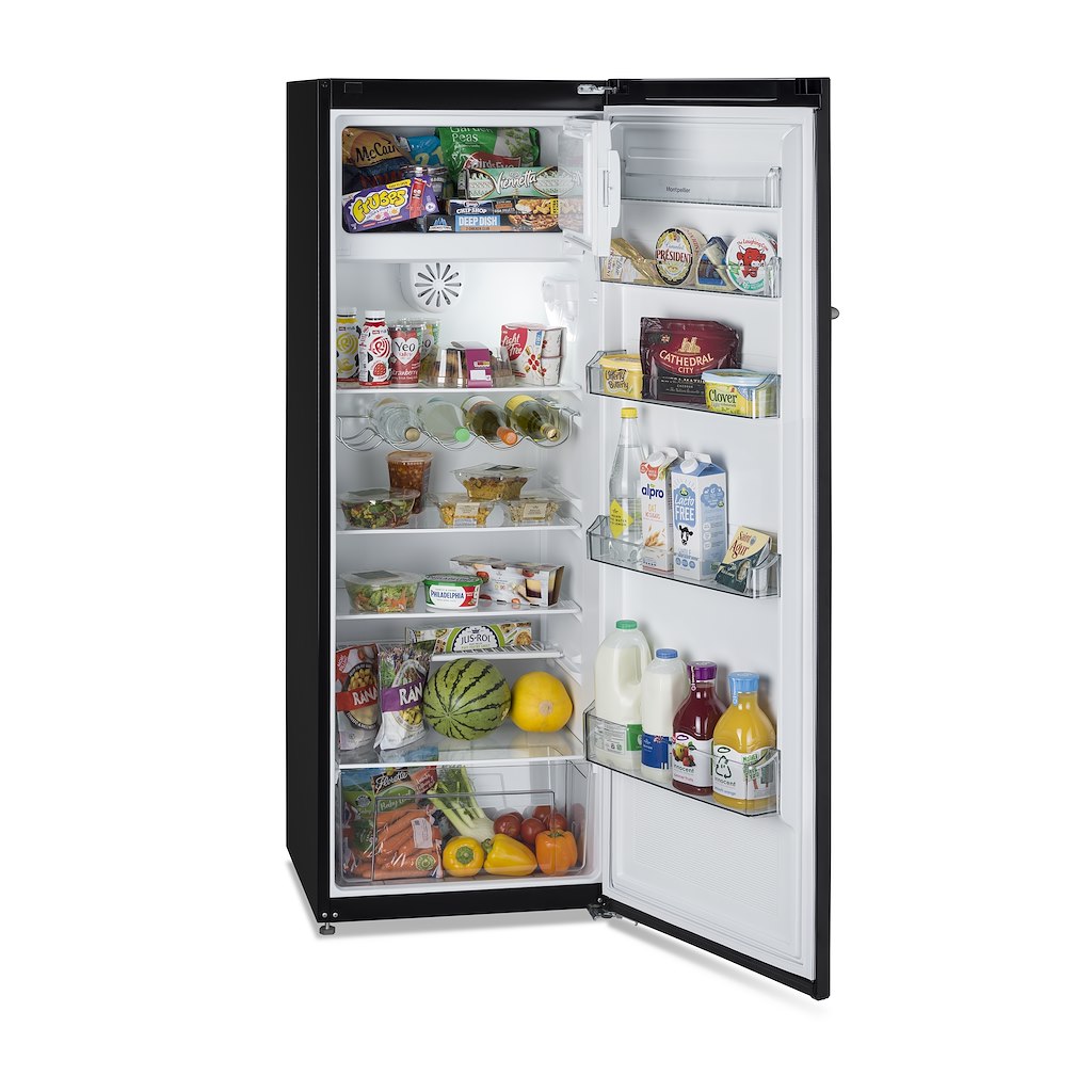 Montpellier MAB341K Retro Fridge Freezer in Black