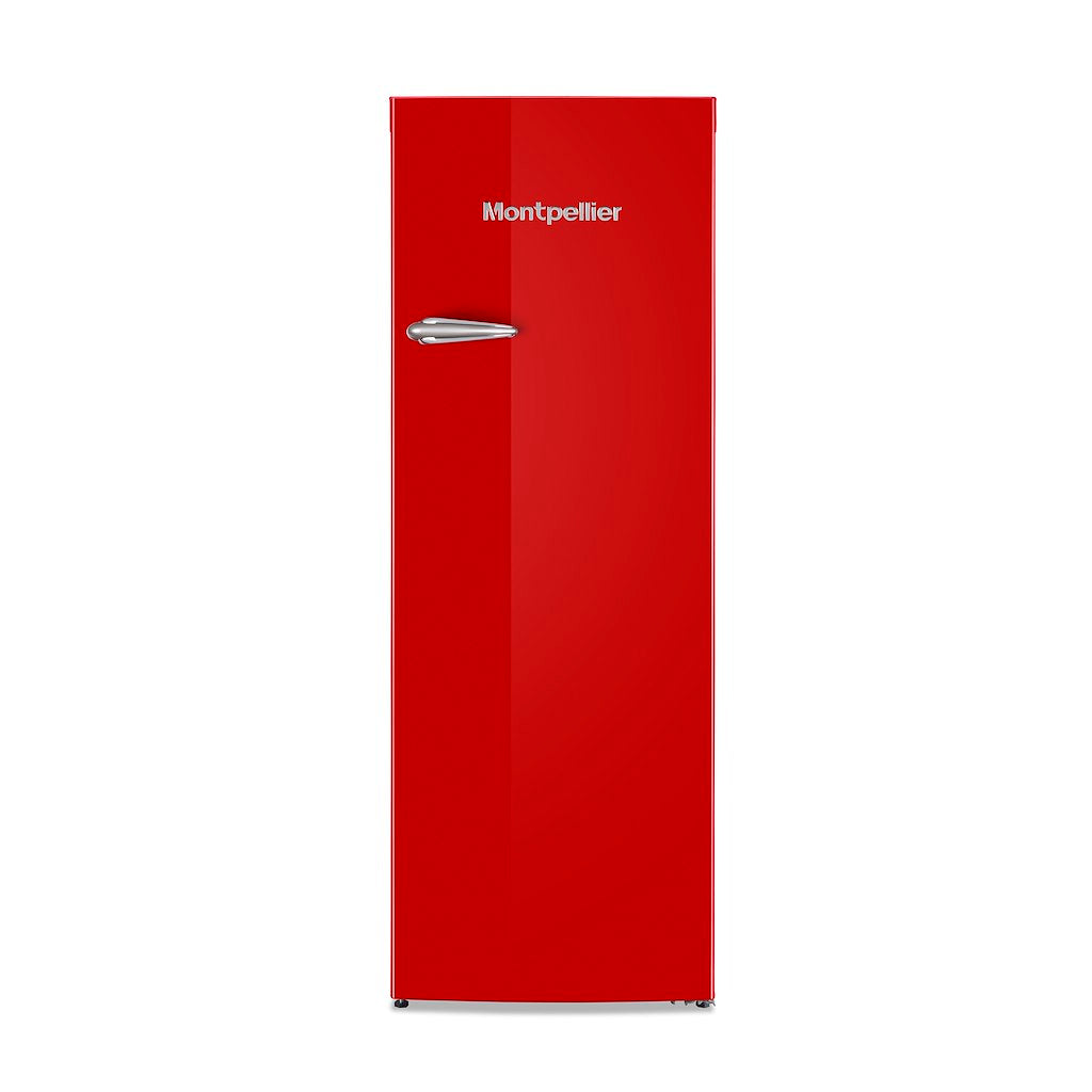 Montpellier MAB341R Retro Fridge Freezer in Red